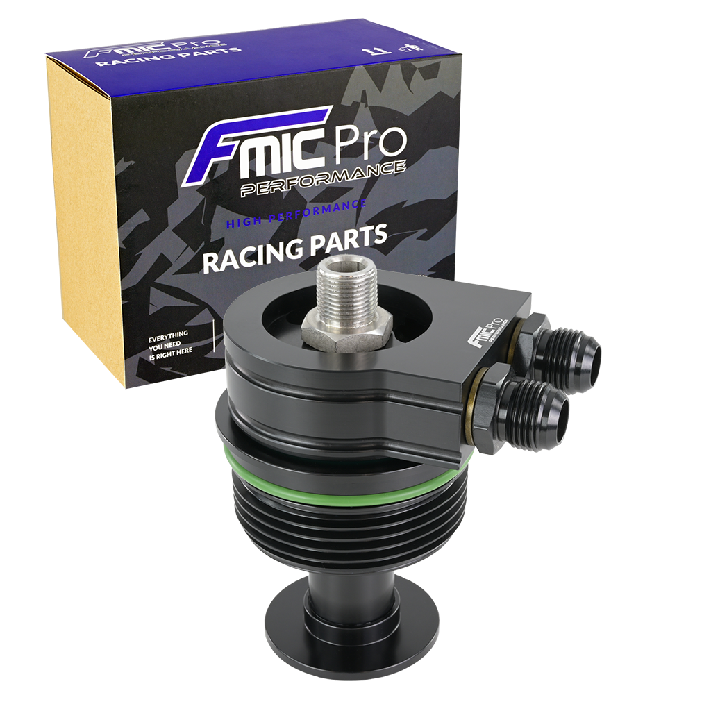 Adaptador Placa Sandwich Radiador Aceite FMIC.Pro VAG Audi S4 S5 RS4 RS5 3.0TSI V6 Porsche 2.9T EA839 - Imagen 3