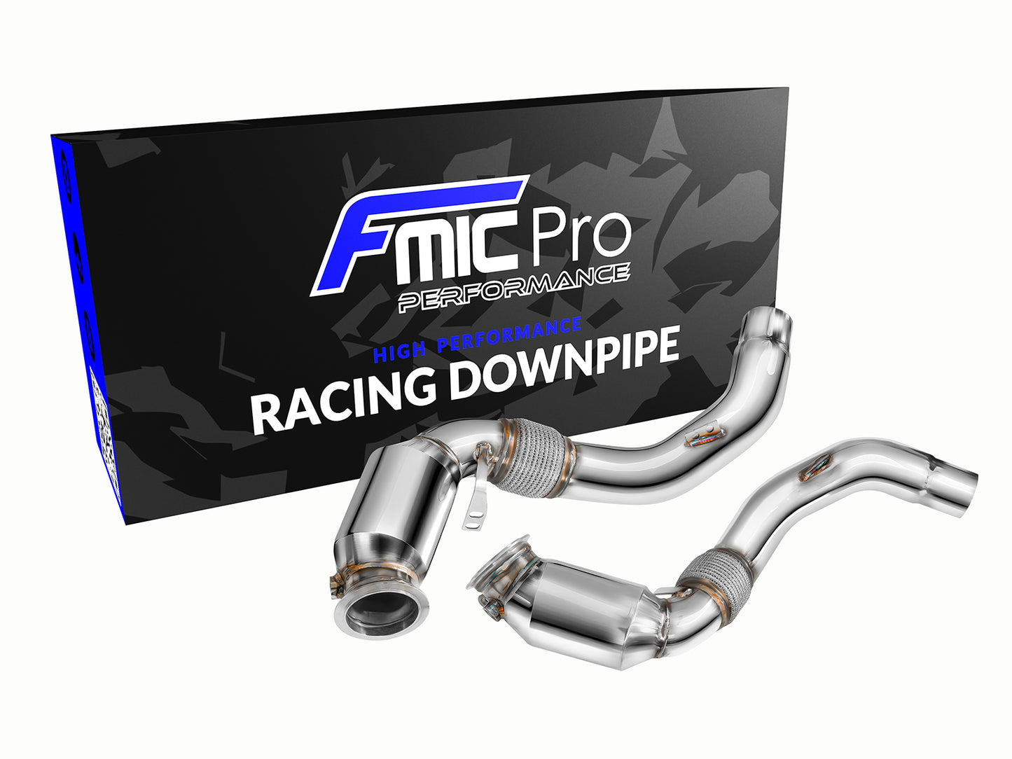 Downpipe FMIC.Pro para BMW F15 F16 X5 50ix X6 50ix 4.0 4.4L N63B 2015- con Catalizador de Alto Flujo - Imagen 7