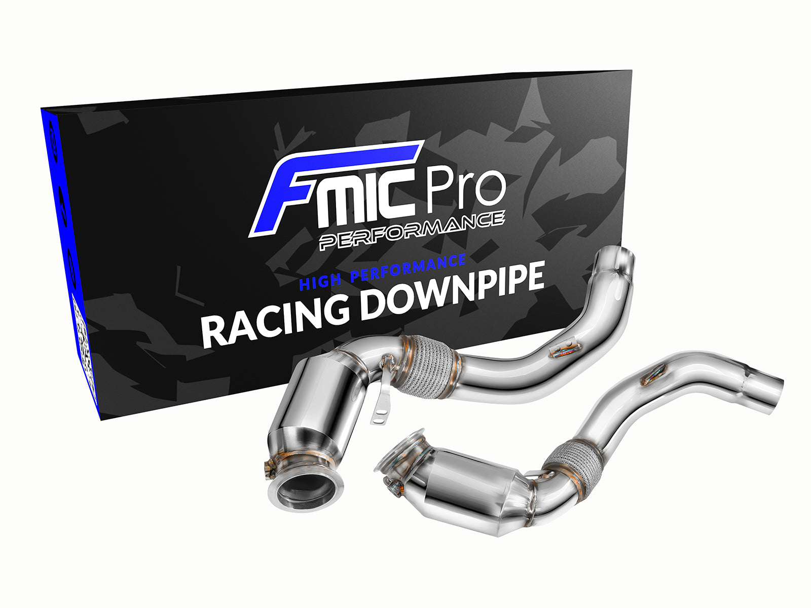 Downpipe FMIC.Pro para BMW F15 F16 X5 50ix X6 50ix 4.0 4.4L N63B 2015- con Catalizador de Alto Flujo - Imagen 7