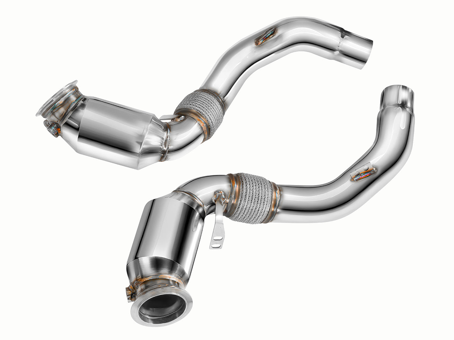 Downpipe FMIC.Pro para BMW F15 F16 X5 50ix X6 50ix 4.0 4.4L N63B 2015- con Catalizador de Alto Flujo - Imagen 5