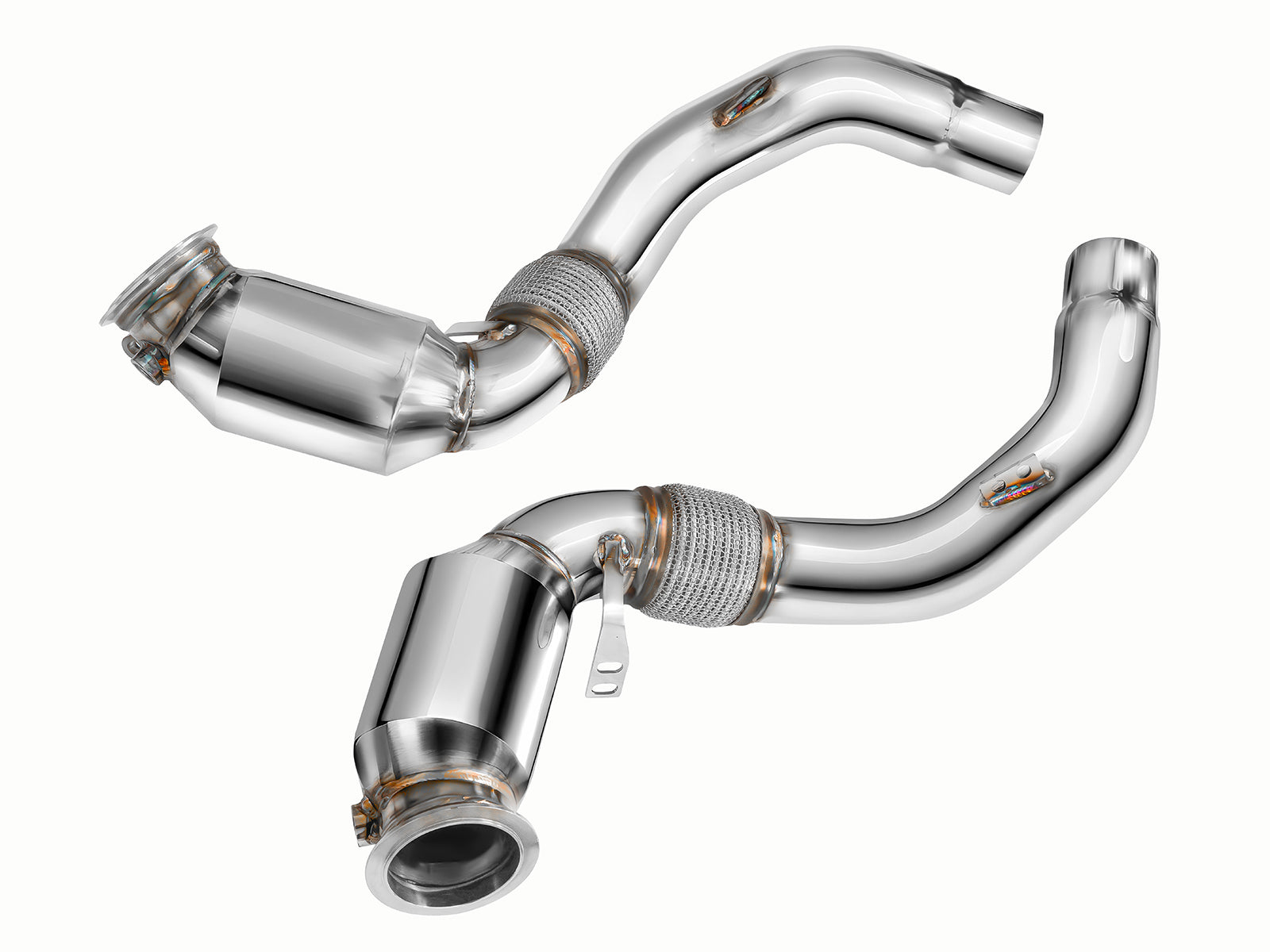 Downpipe FMIC.Pro para BMW F15 F16 X5 50ix X6 50ix 4.0 4.4L N63B 2015- con Catalizador de Alto Flujo - Imagen 5