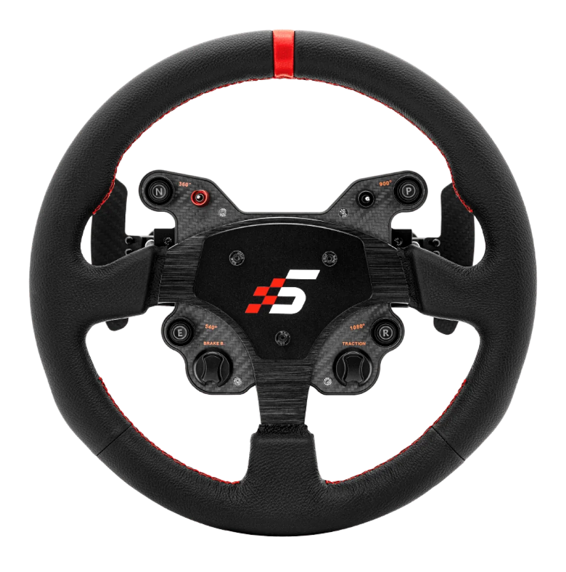 Volante GT1 330mm Cuero Tipo R SIMAGIC con Levas Simracing - Imagen 2