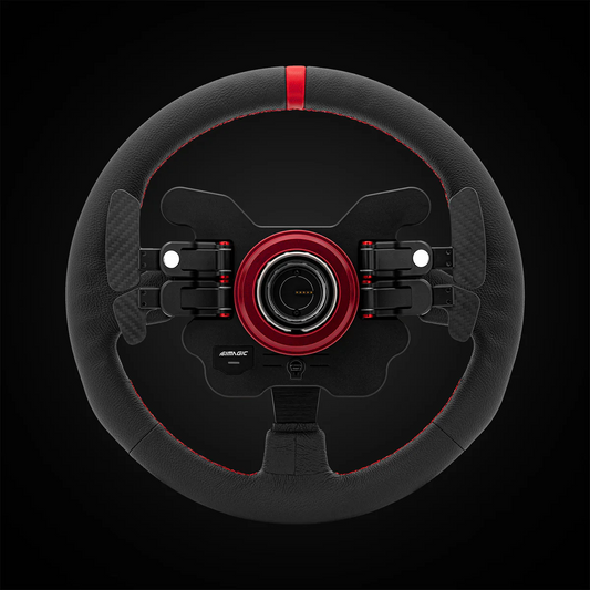 Volante GT1 330mm Cuero Tipo R SIMAGIC con Levas Simracing