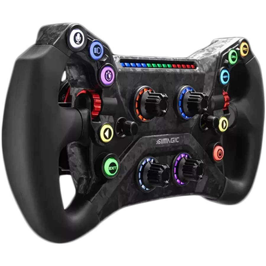 Volante GT NEO 300mm, Levas SIMAGIC, Simulador Simracing