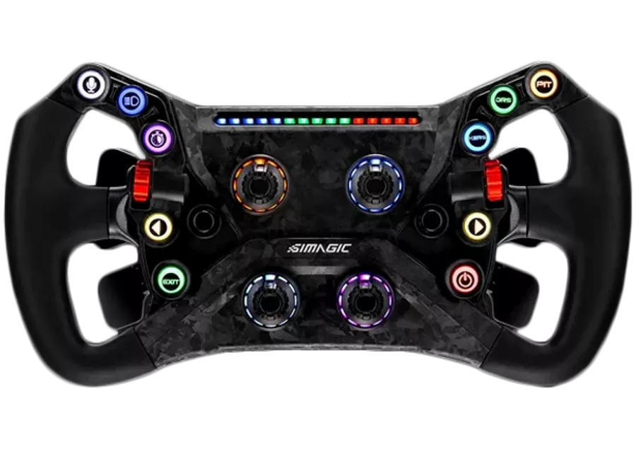 Volante GT NEO 300mm, Levas SIMAGIC, Simulador Simracing - Imagen 2