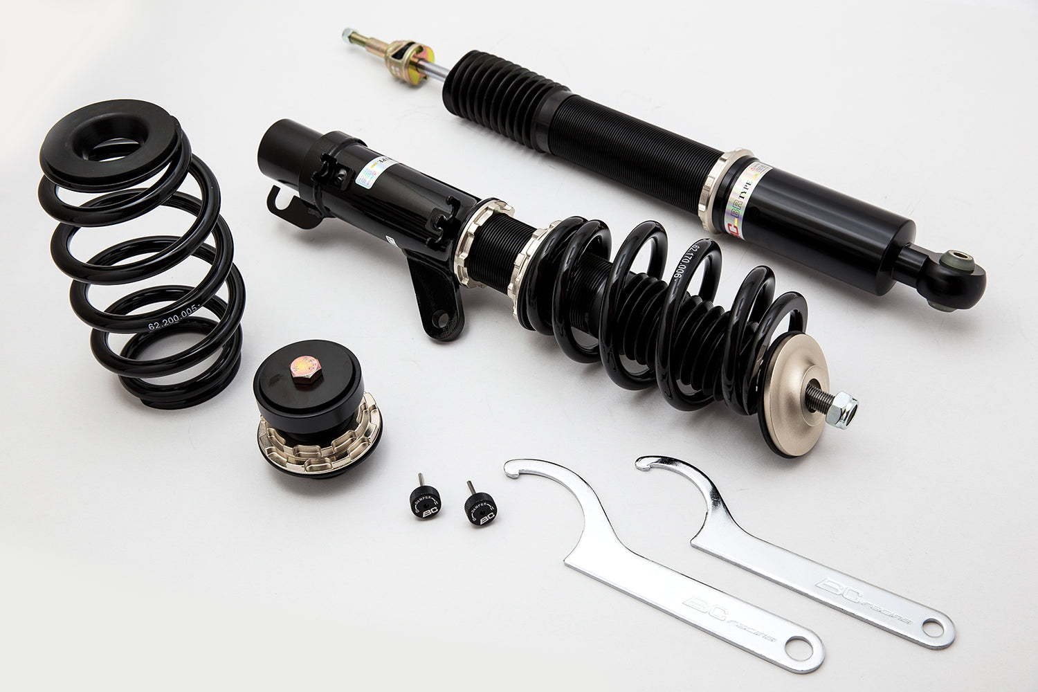 Suspensión de Muelles Helicoidales BC Racing H-02-BR-RN para VW Golf IV