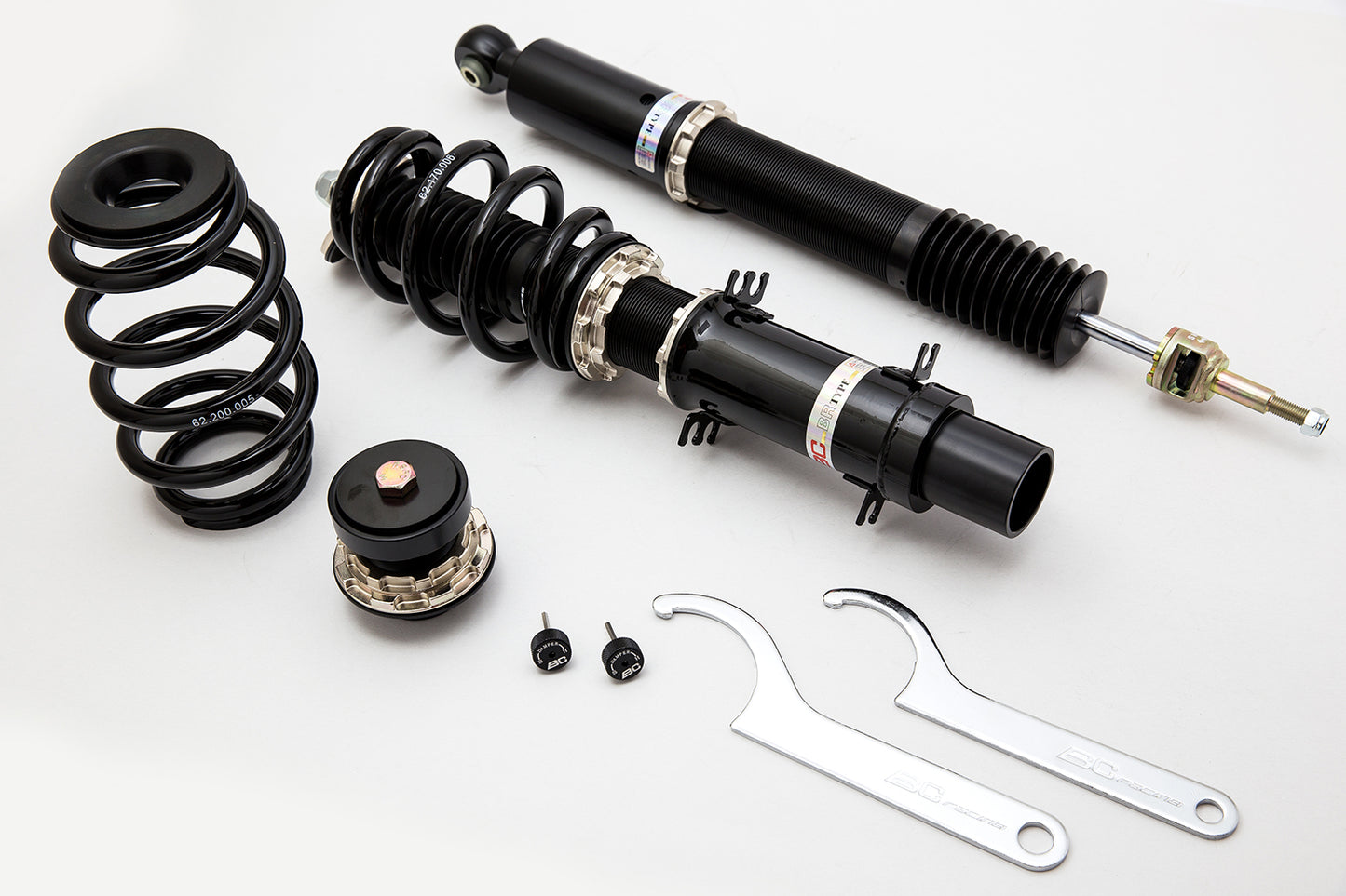 Suspensión de Muelles Helicoidales BC Racing H-02-BR-RN Audi A3/TT 8L - Imagen 2
