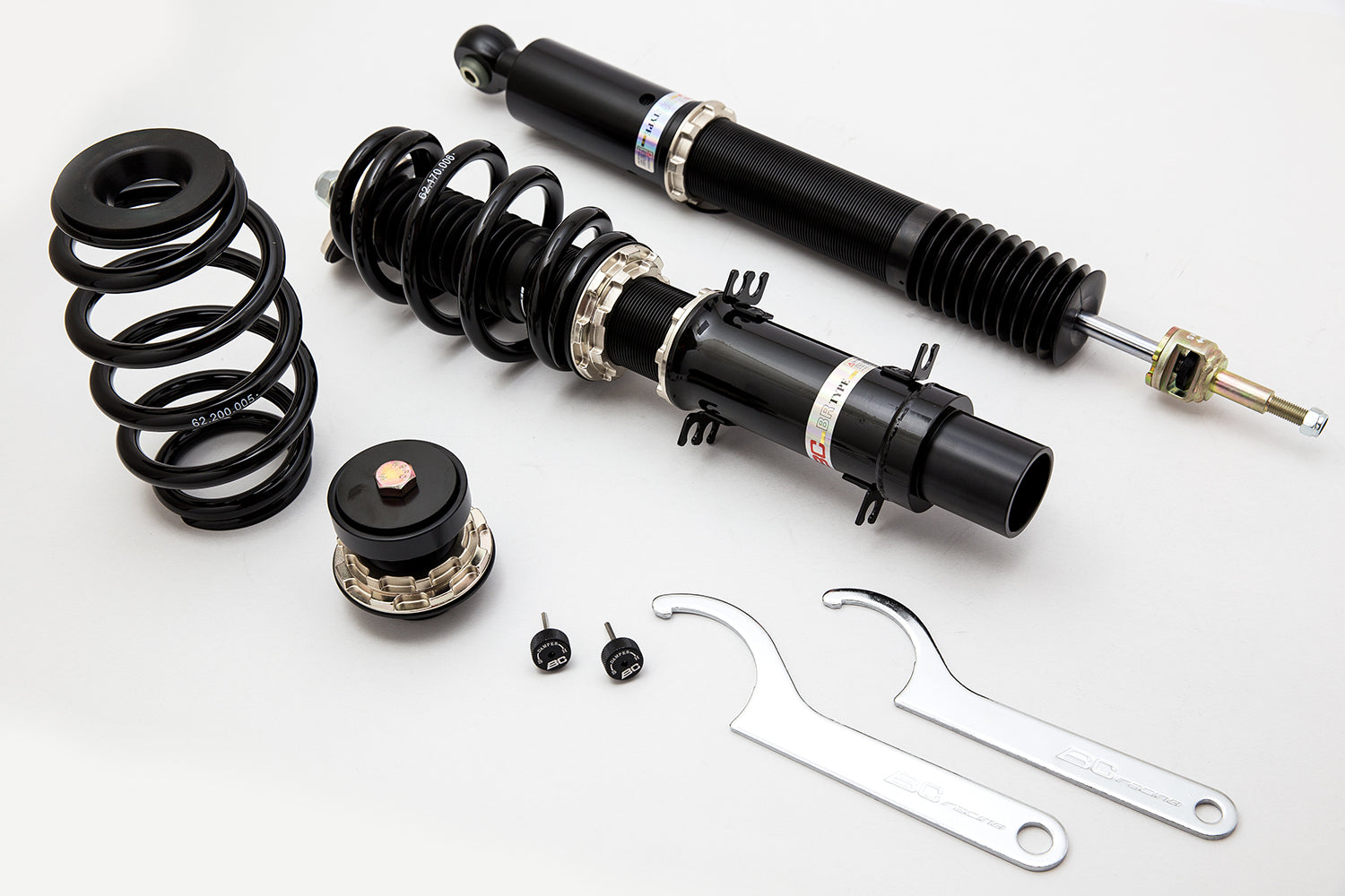 Suspensión de Muelles Helicoidales BC Racing H-02-BR-RN Audi A3/TT 8L - Imagen 2