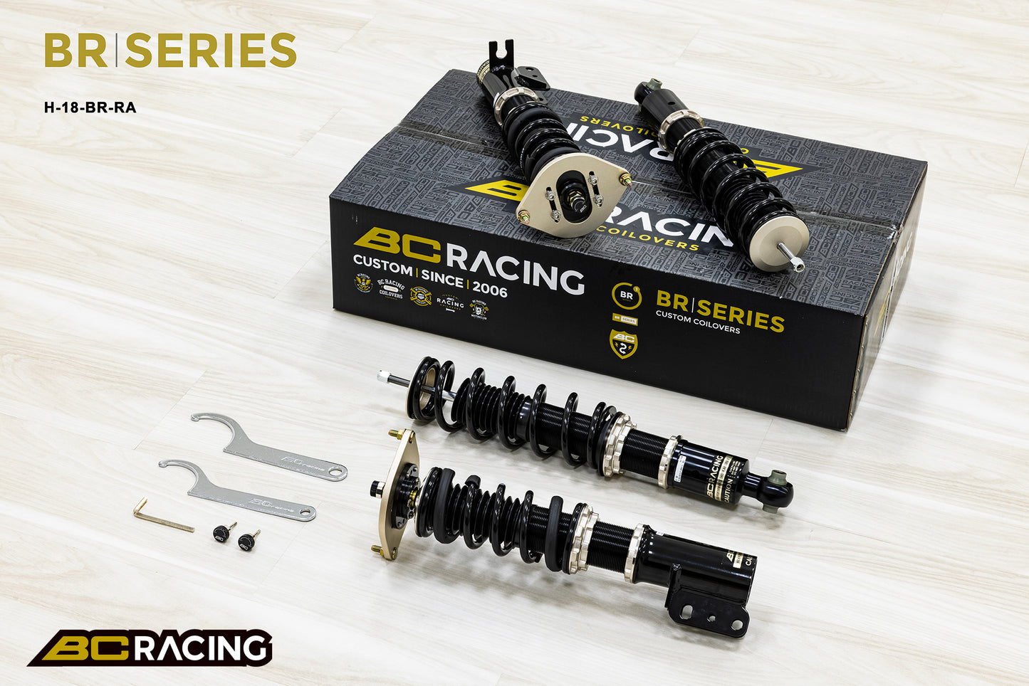 Suspensiones Roscadas BC Racing H-18-BR-RA VW Golf/Scirocco MK1 - Imagen 2