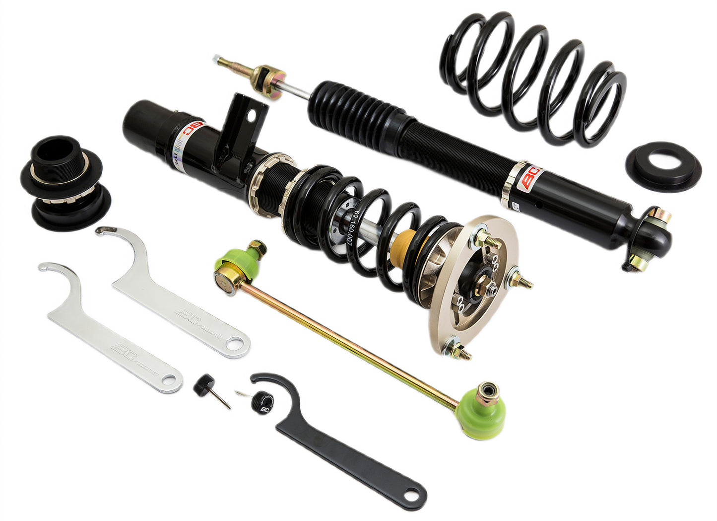 Suspensión de Muelles Helicoidales BC Racing H-24-BR-RA para VW Golf VII MK7