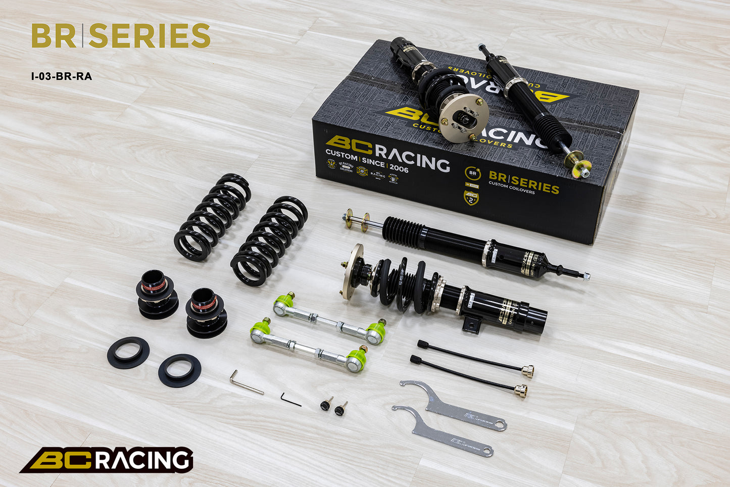Suspensión de Muelles BC Racing I-03-BR-RA para BMW Serie 3 E90/E91 2005-2011 - Imagen 3