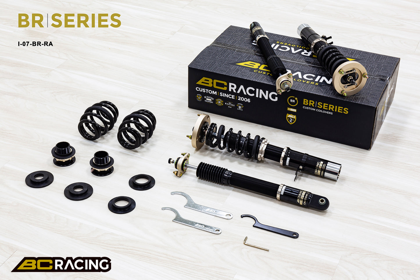 Suspensión de Muelles BC Racing I-07-BR-RA para BMW Serie 3 E30 (51mm)