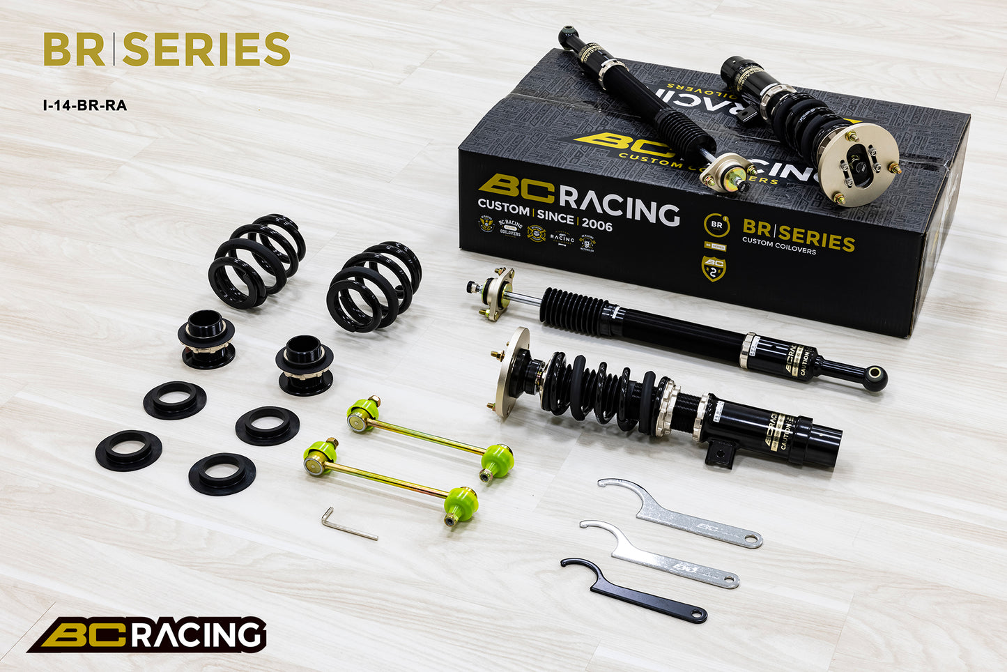 Suspensión de Muelles BC Racing BR para BMW Serie 3 Coupé E46 (M3) 2000-2006
