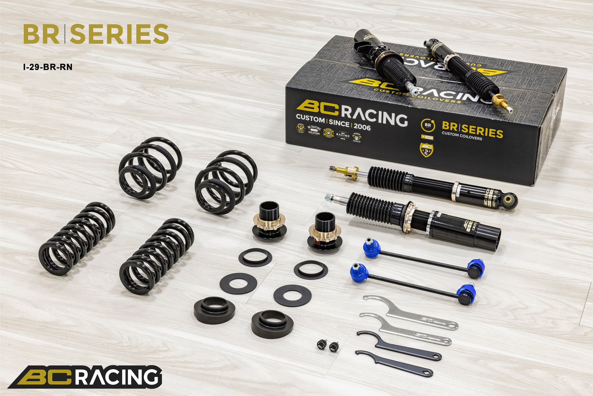 Suspensión de Muelles Helicoidales BC Racing I-29-BR-RN para BMW Serie 3 F30/31 2012+ (3 Tornillos) - Imagen 2