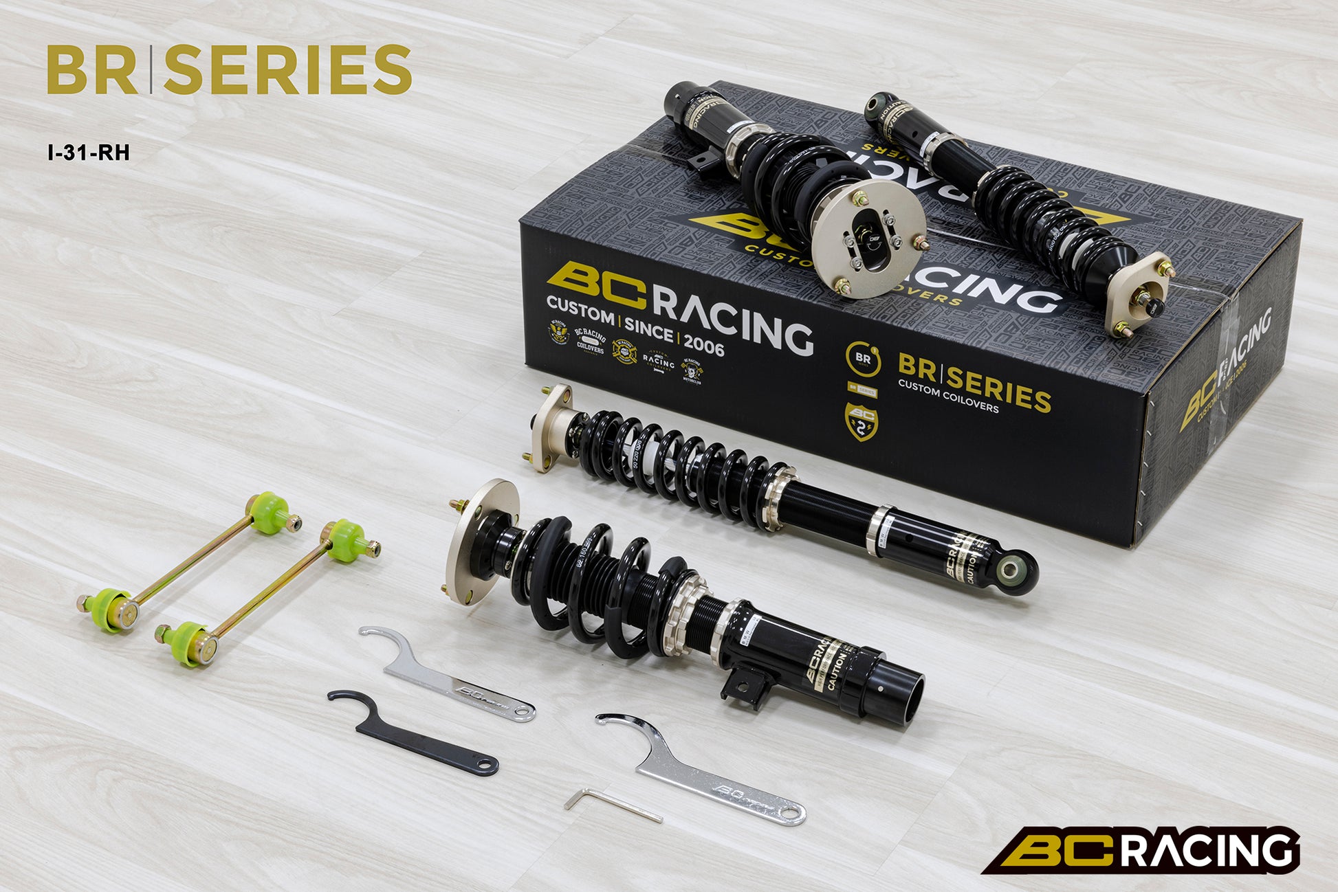 Suspensiones de Rosca BC Racing I-31-BR-RH para BMW Serie 3 E46 (1998-2006)