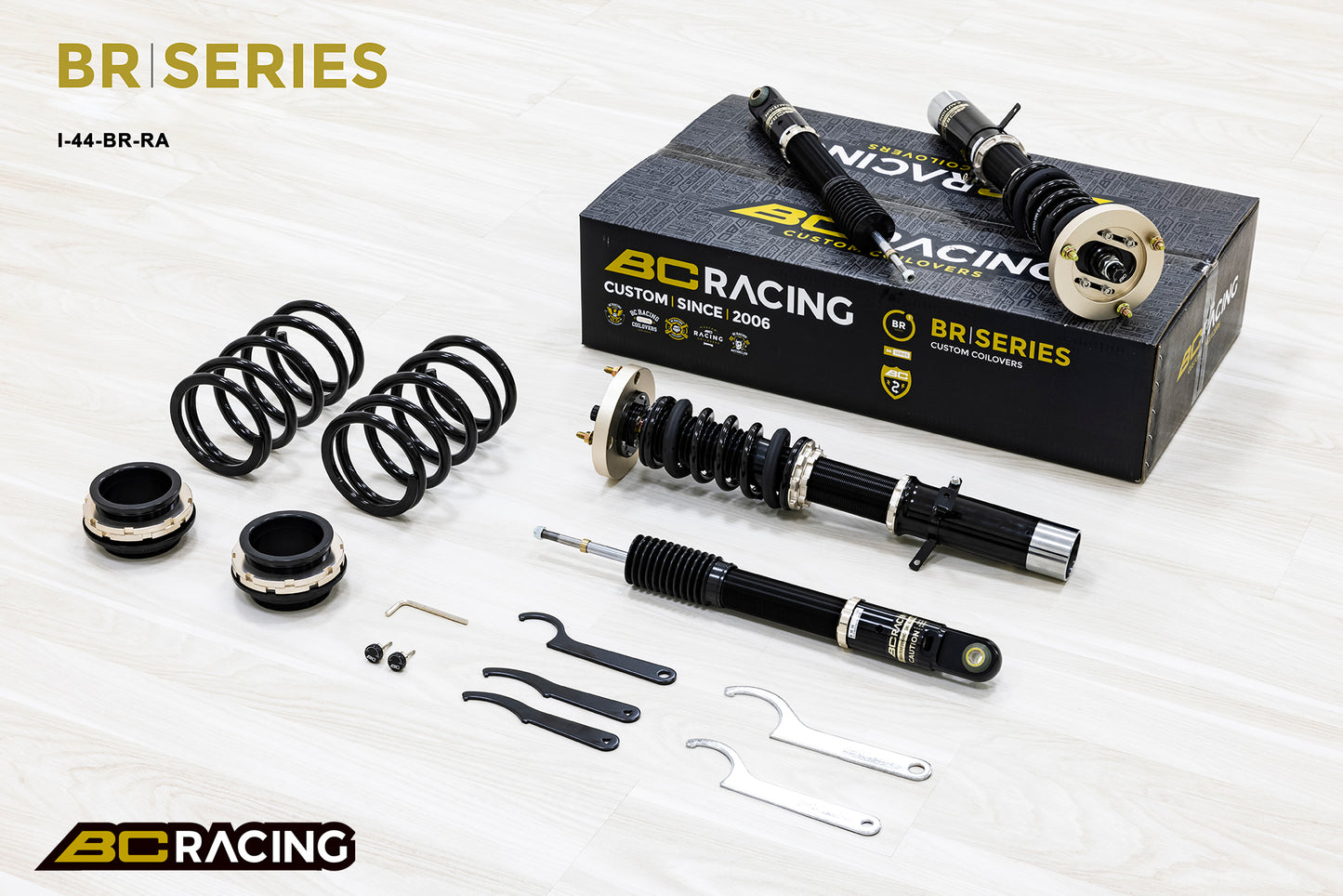 Suspensión de Muelles Helicoidales BC Racing I-44-BR-RA para BMW New Six CS E9 (Weld) 1968-1975