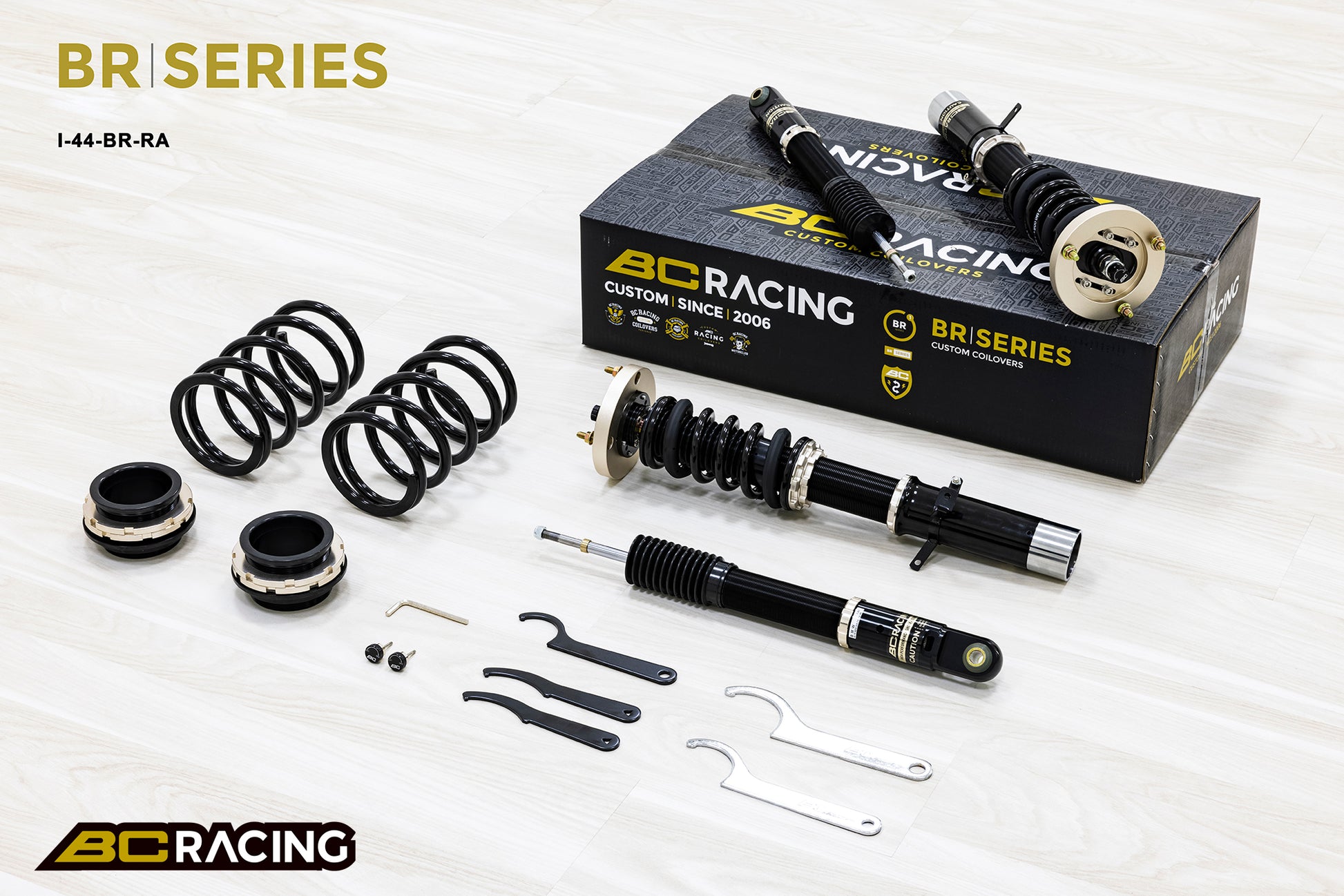 Suspensión de Muelles Helicoidales BC Racing I-44-BR-RA para BMW New Six CS E9 (Weld) 1968-1975