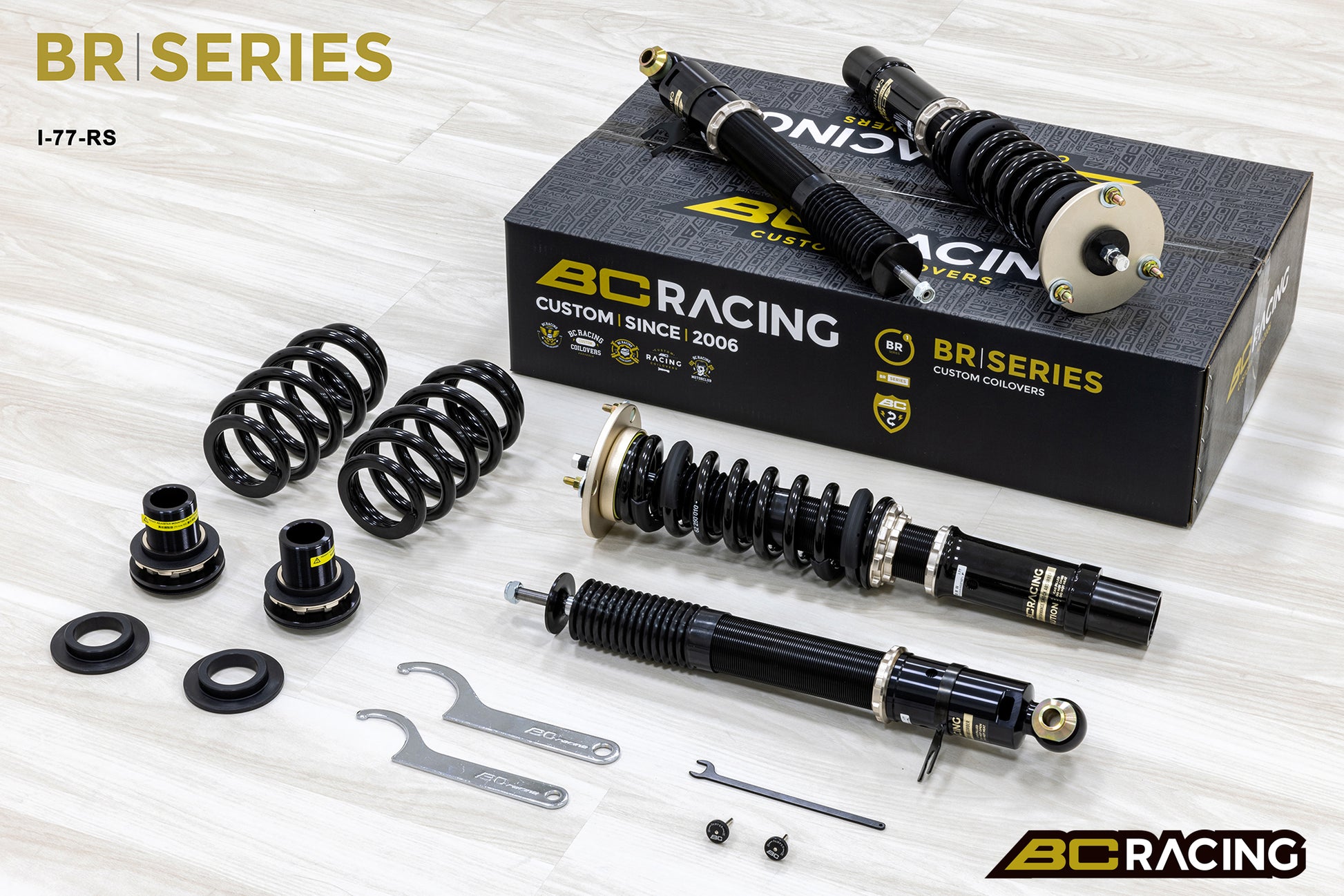 Suspensión de Muelles Helicoidales BC Racing I-77-BR-RS para BMW X5/6 E70/E71 2007-2013 (AWD)