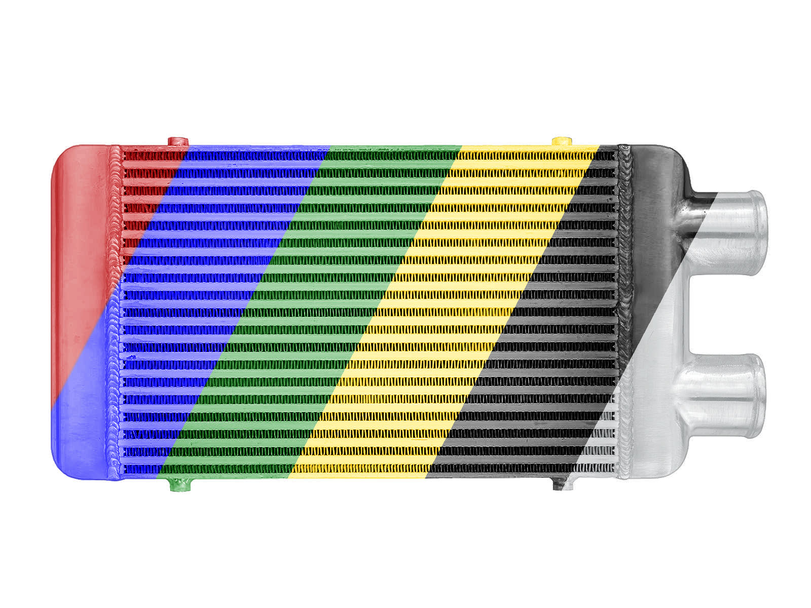 Intercooler 450x300x76mm Lateral FMIC.EU - Imagen 6