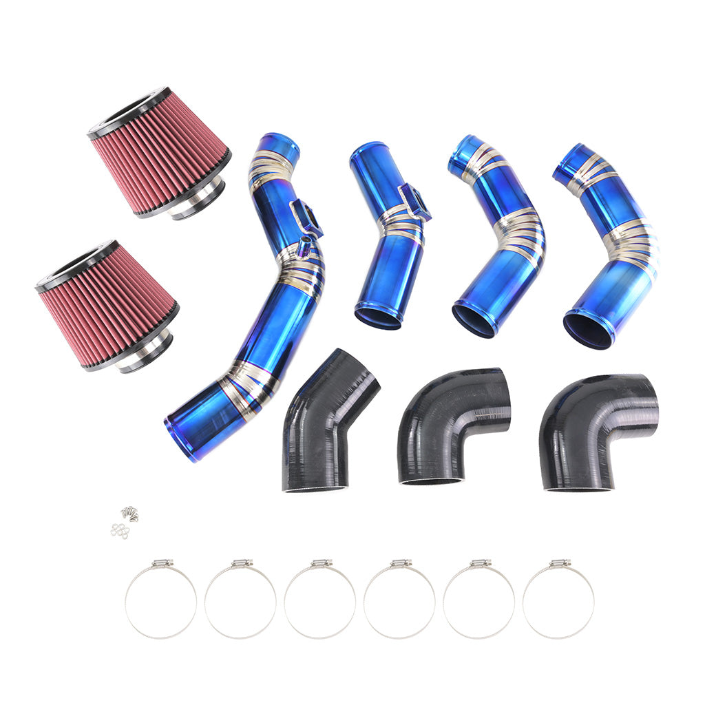 Charge Pipes Intercooler FMIC.EU Titanio BMW S55 F87 M2C F80 M3 F82 M4 2015-2018 - Imagen 3