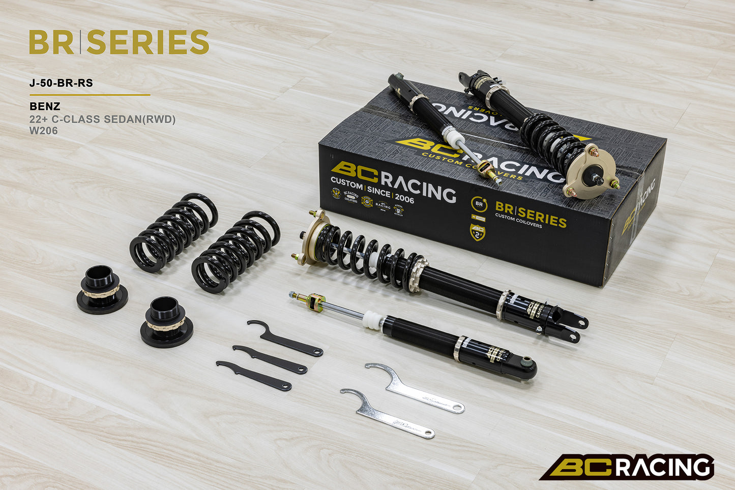 Suspensión de Muelles BC Racing J-50-BR-RS para Mercedes Benz C-Class W206 2022+ - Imagen 3