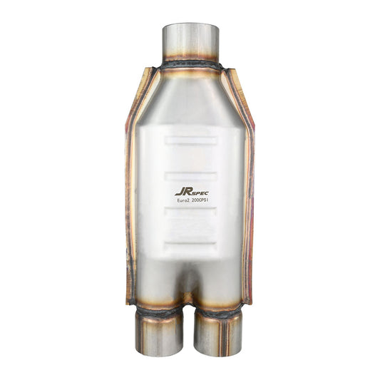 Catalizador Universal JRSpec Euro 2 1.6-4.0L, 63/51mm para Tubos 70-63mm
