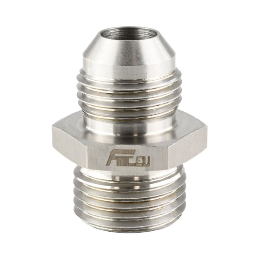 Racor AN-8 Abocardado JIC a Manguera Recta 1/2", Acero