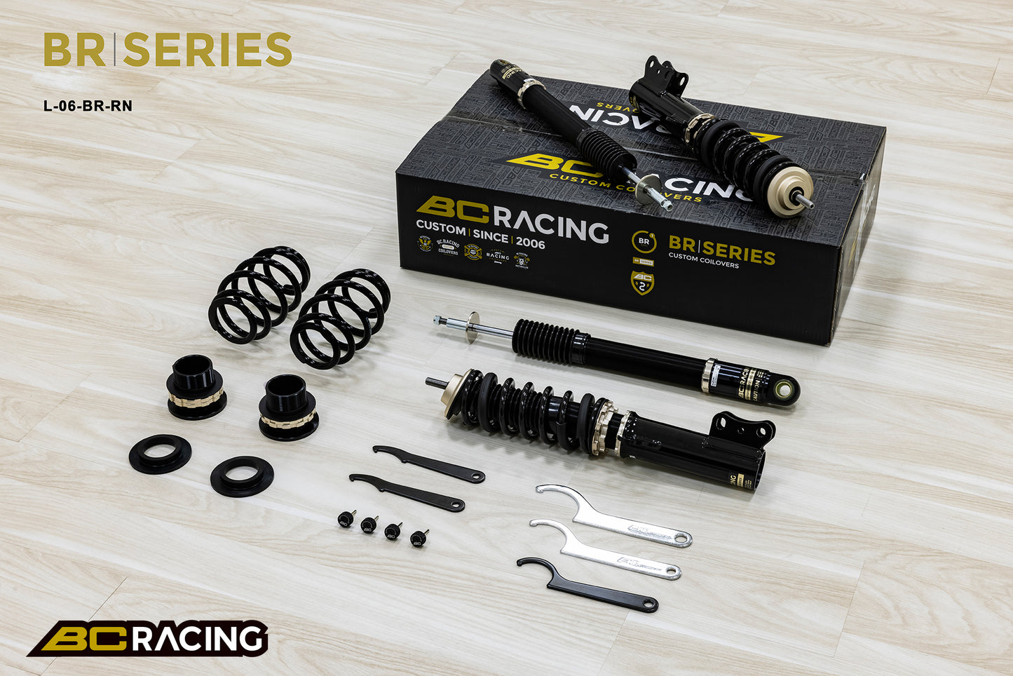 Suspensión de Muelles Helicoidales BC Racing L-06-BR-RN para Suzuki Swift ZC31S 2005-2010 - Imagen 3