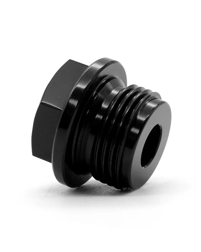 Adaptador Mishimoto Presión/Temp Aceite Negro BMW N55 S55 2008-2020 - Imagen 3