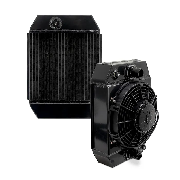 Radiador de Aluminio Mishimoto MMRAD-UNI-DRG Drag Race Negro