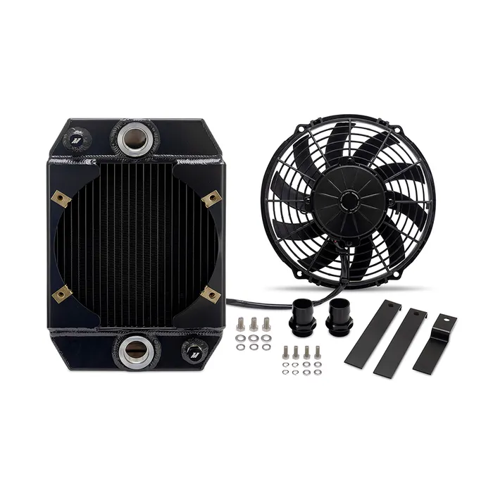 Radiador de Aluminio Mishimoto MMRAD-UNI-DRG Drag Race Negro - Imagen 3