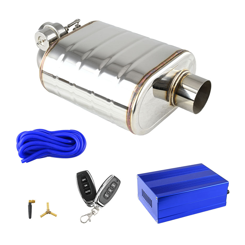 Silenciador Activo JRspec 76mm (3") con Bomba y Mando