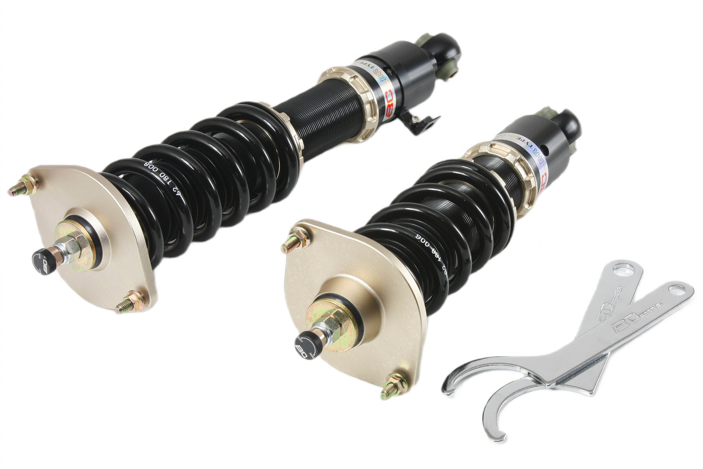 Suspensión de Muelles Helicoidales BC Racing N-04-BR-RS para Mazda Miata / MX5 NA8C/NB8C 1989-2005