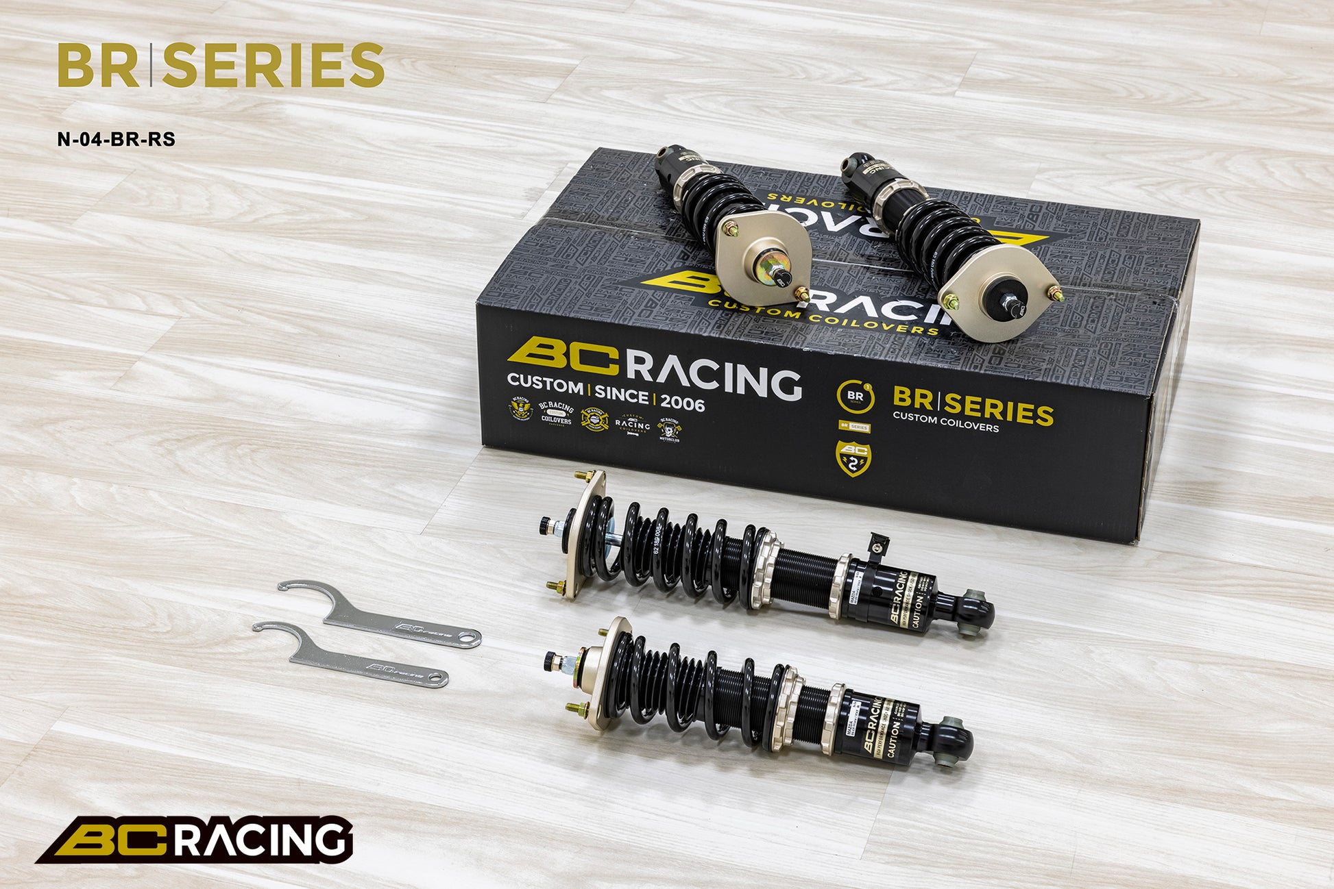 Suspensión de Muelles Helicoidales BC Racing N-04-BR-RS para Mazda Miata / MX5 NA8C/NB8C 1989-2005 - Imagen 3