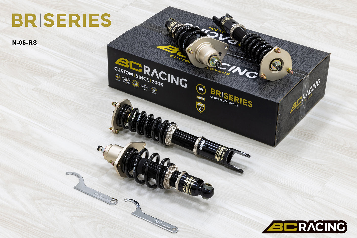 Suspensión de Muelles Helicoidales BC Racing N-05-BR-RS para Mazda RX-8 SE3P 2003-2008