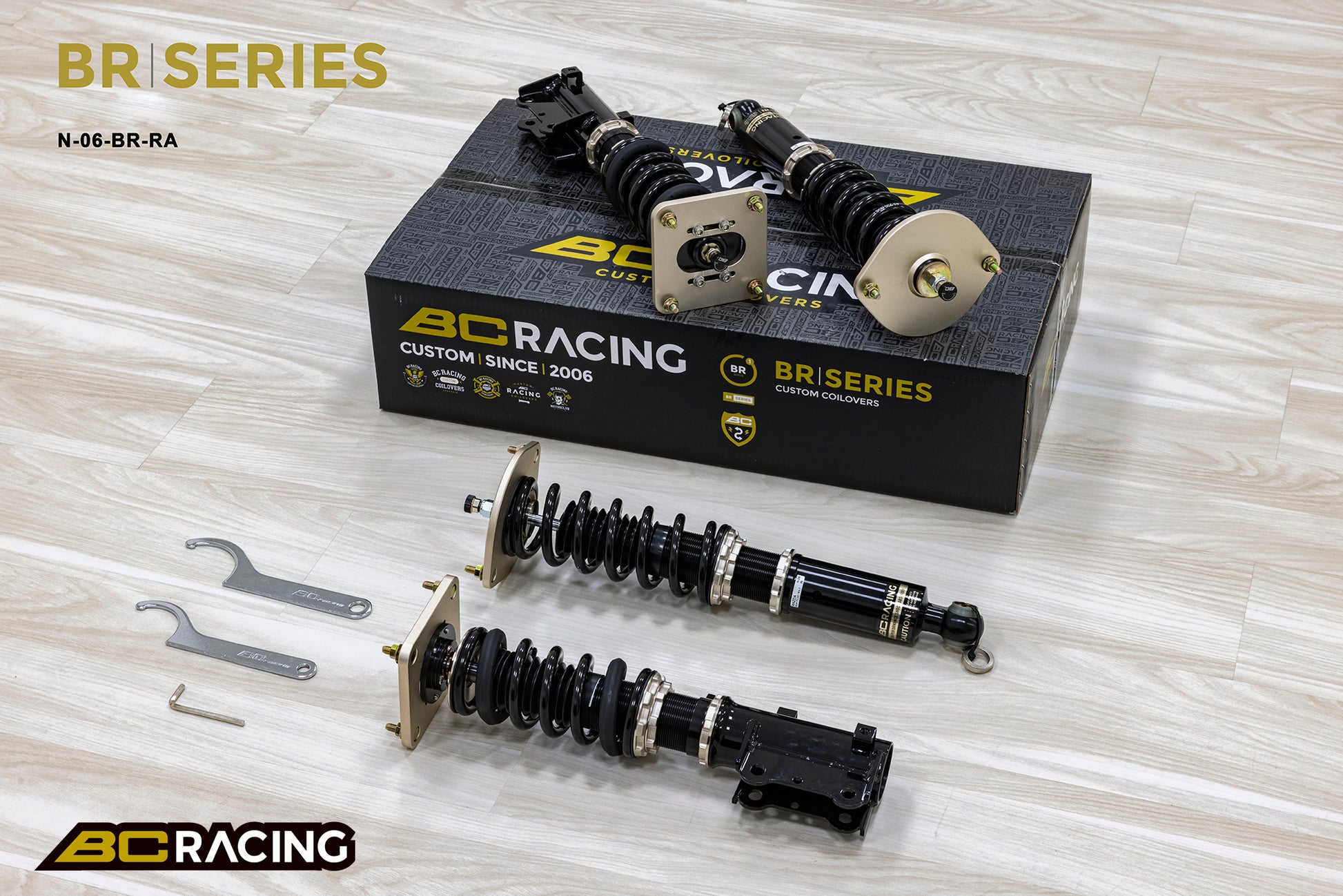 Suspensión de Muelles Helicoidales BC Racing N-06-BR-RA para Mazda RX-7 FC3S 1985-1991
