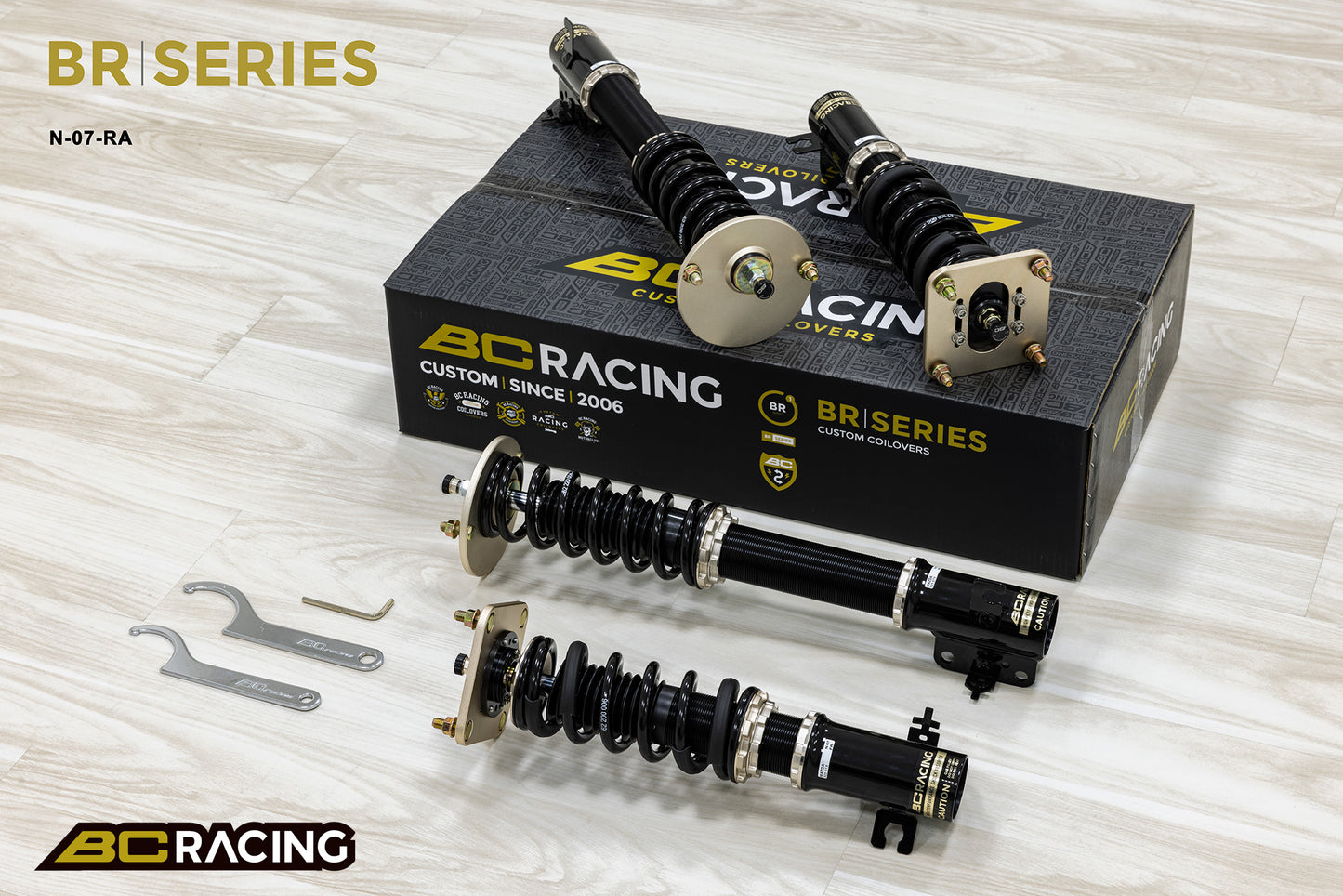 Suspensión de Muelles Helicoidales BC Racing N-07-BR-RA para Mazda 323 GTX BG 1989-1994