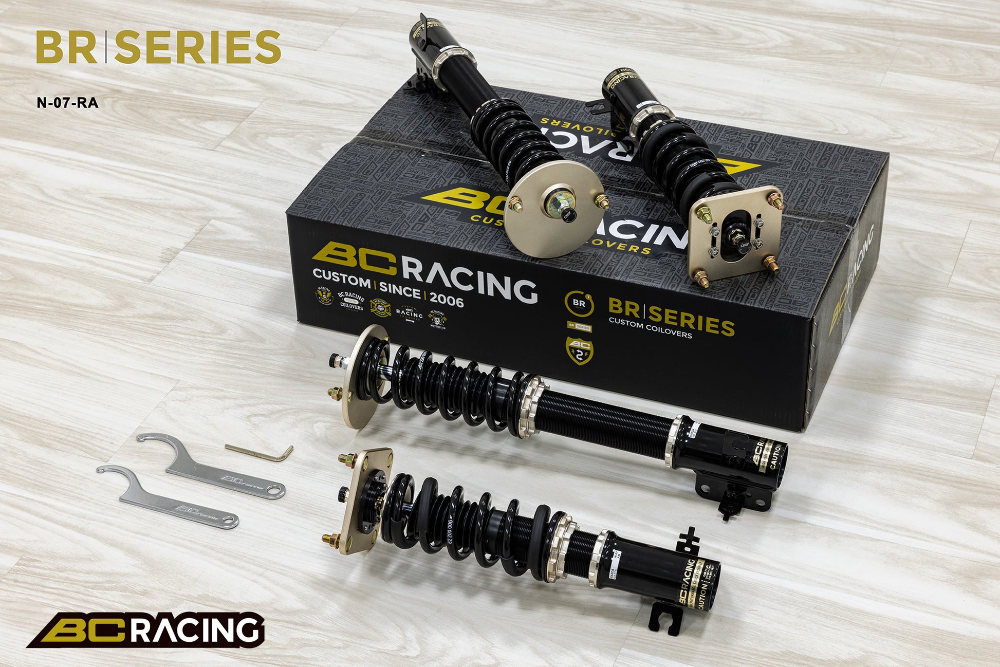 Suspensión de Muelles Helicoidales BC Racing N-07-BR-RA para Mazda 323 GTX BG 1989-1994