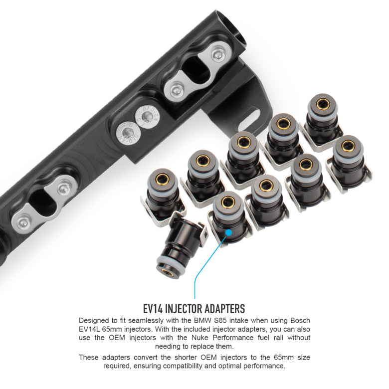Rampa de Combustible Nuke Performance para BMW 10 Cyl S85 - Imagen 6