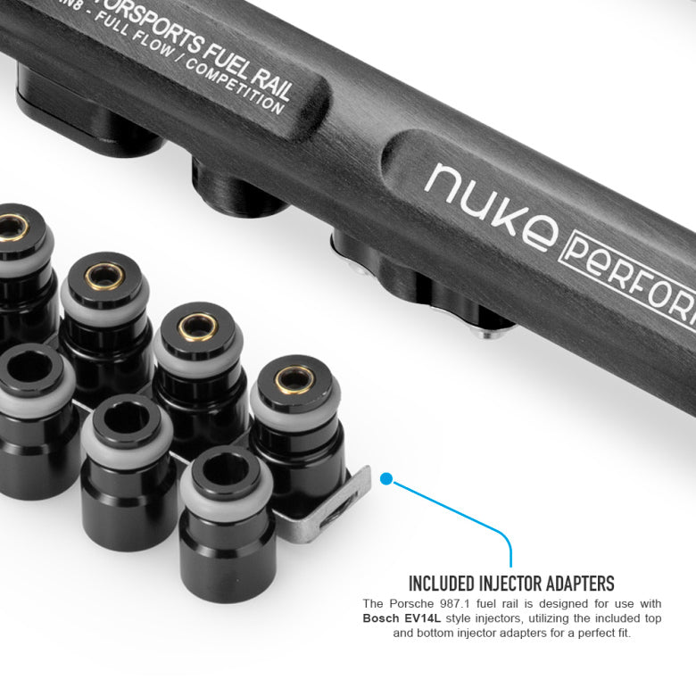 Rampa de Combustible Nuke Performance Porsche Cayman S Boxster 987.1 3.4L - Imagen 3