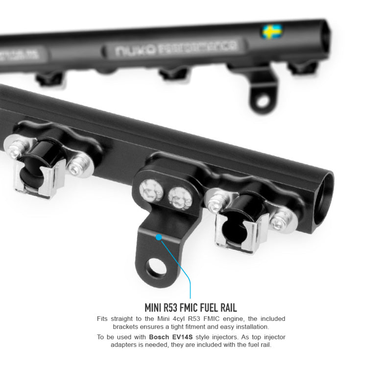 Rail de Combustible Nuke Performance para Mini 4cil R53 FMIC - Imagen 4