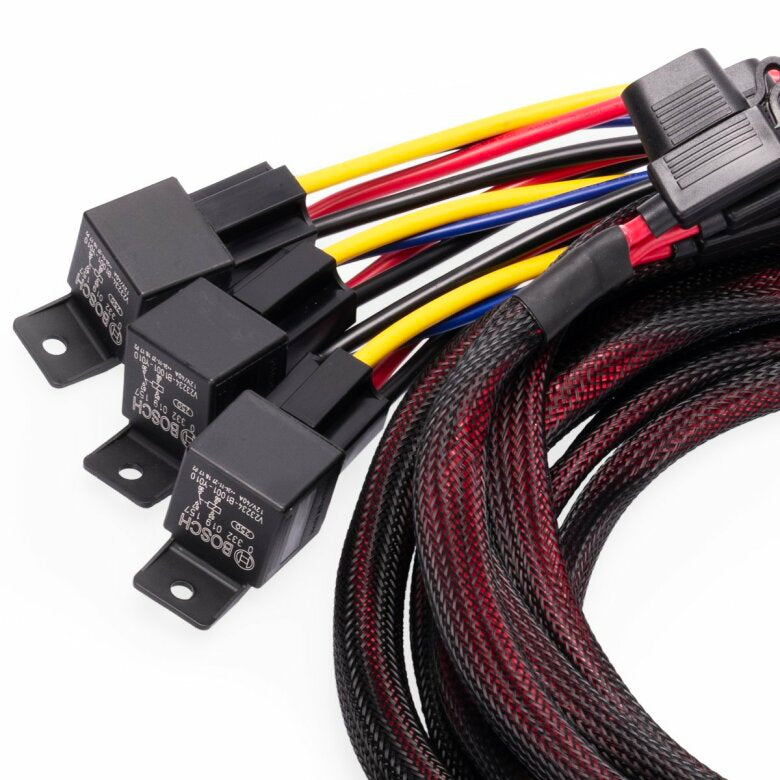 Nuke Performance: Kit de Cableado para Triple Bomba de Combustible 30A - Imagen 4