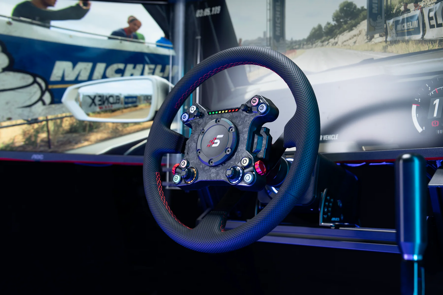 Volante Simracing Drift SIMAGIC NEO X-330W RGB para Simulador