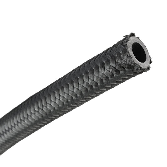 FMIC.EU Manguera de Vacío/Refrigerante 4 mm, Nailon Trenzado Negro
