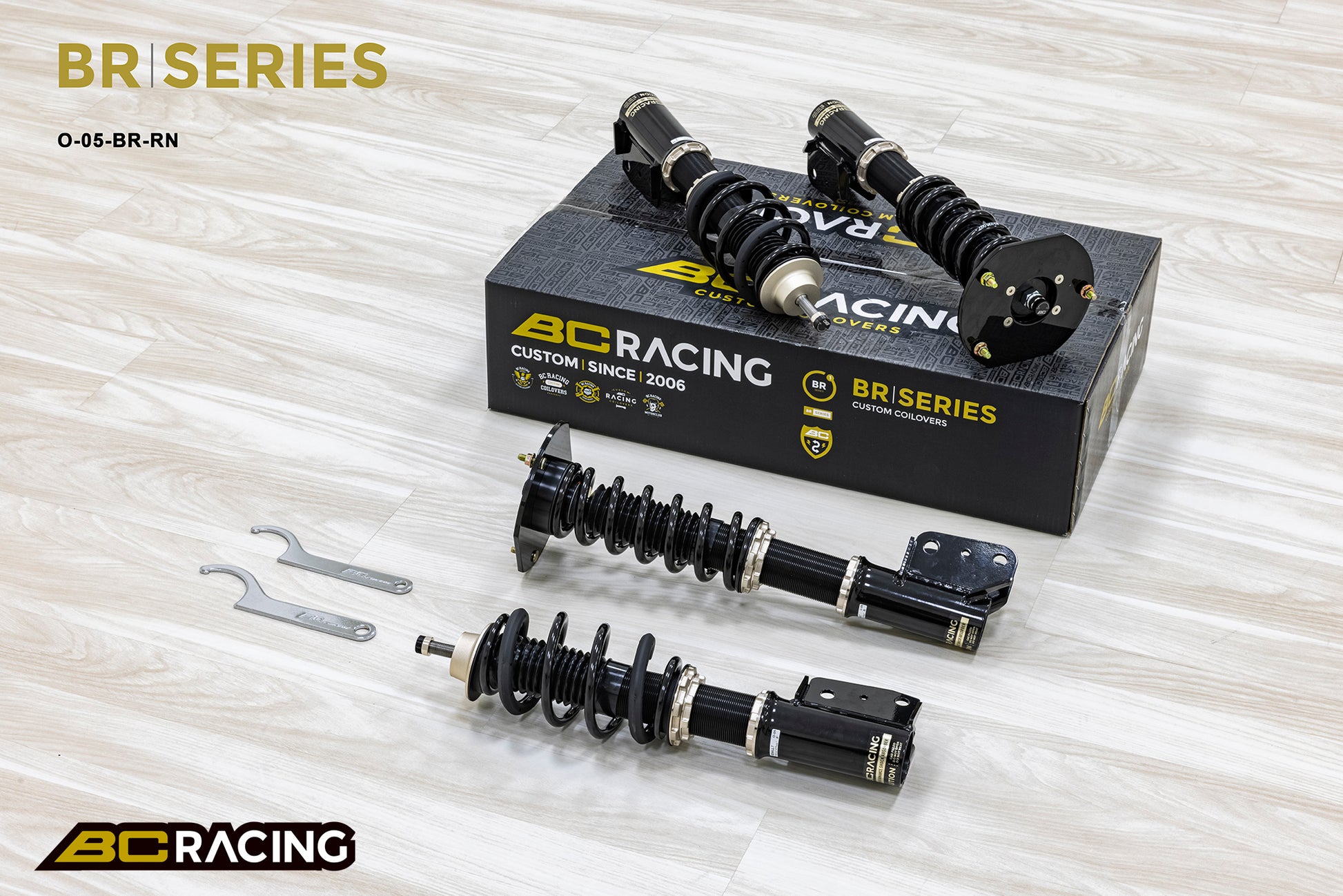 Suspensión de Muelles Helicoidales BC Racing O-05-BR-RN para Renault Clio V6 Phase 1 2003