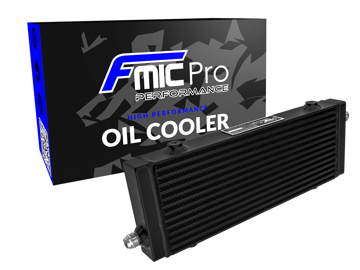 Radiador de Aceite FMIC.Pro 360x140x40 Entrada Asimétrica - Imagen 3