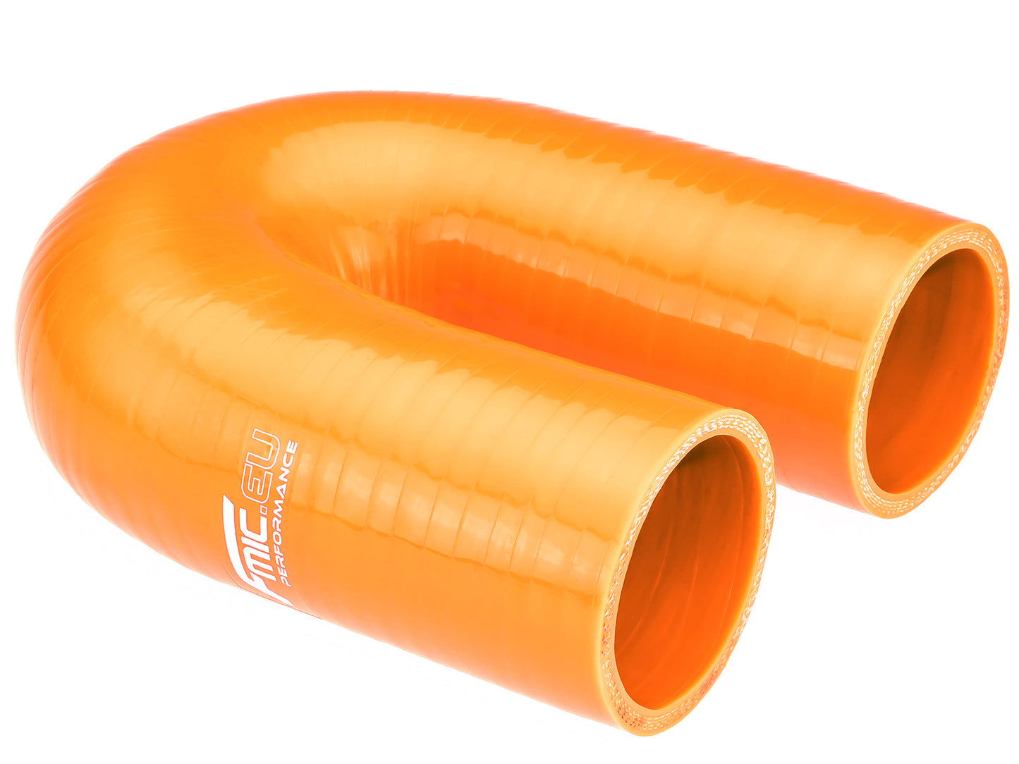 Codo de Silicona 180° 51mm Naranja