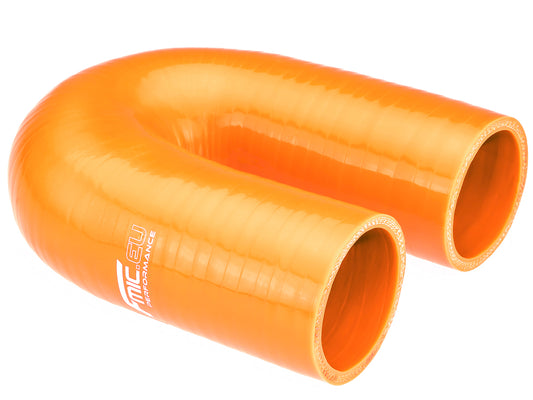 Codo de Silicona 180° 51mm Naranja