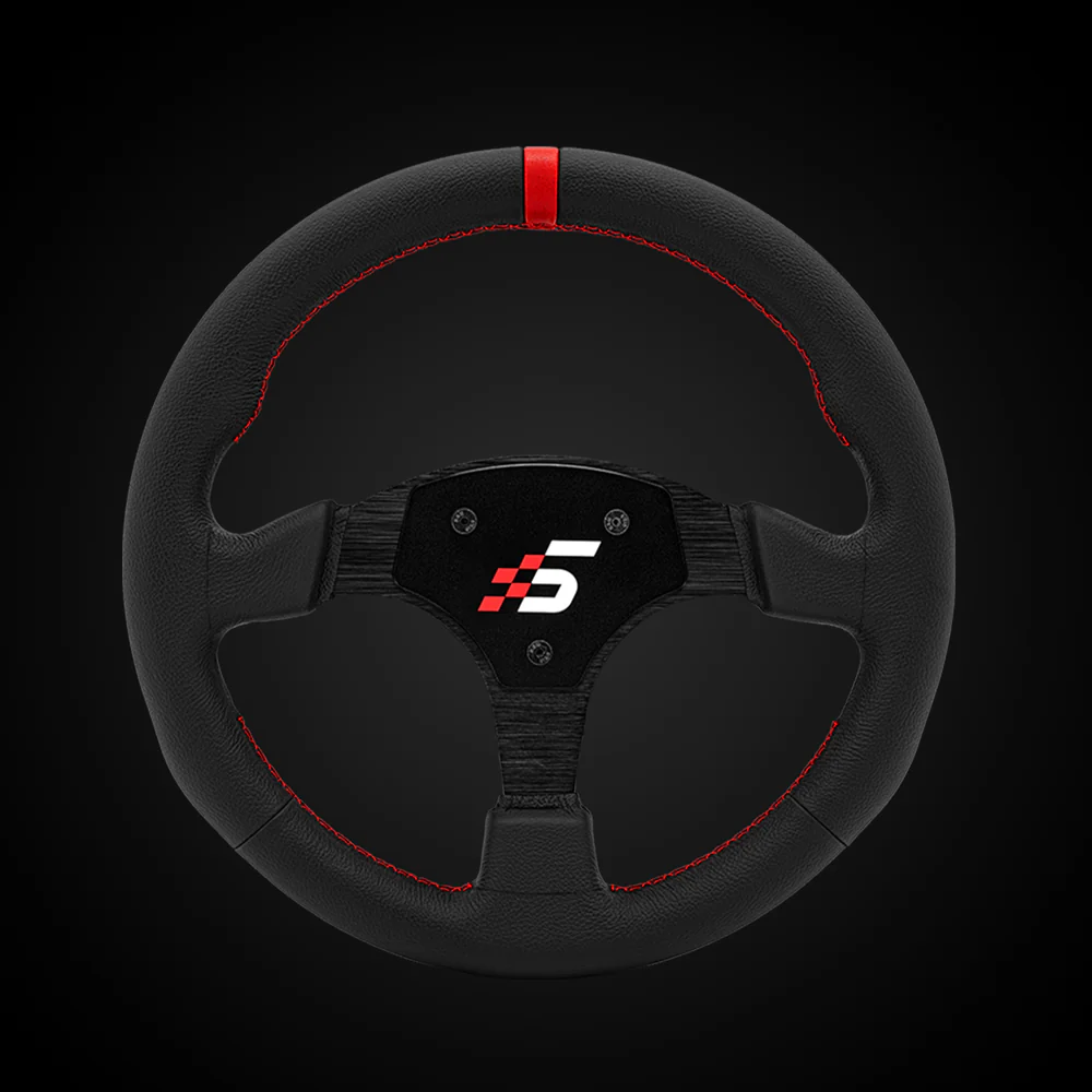 Volante Deportivo Redondo de Cuero Profesional 330mm SIMAGIC Simracing