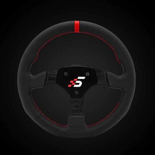 Volante Deportivo Redondo de Cuero Profesional 330mm SIMAGIC Simracing